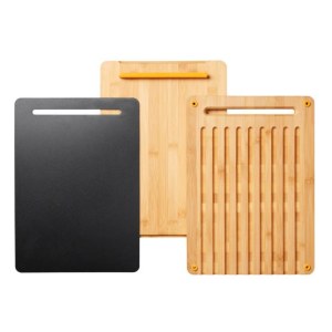 3 dalių pjaustymo lentelė Fiskars Functional Form Bamboo
