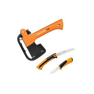 Kirvis Fiskars X5 + priedai