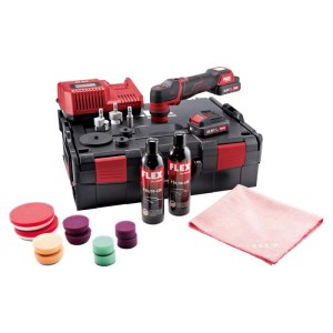 Poliruoklis Flex PXE 80 10.8-EC/2.5 P-Set; 10,8 V; 2x2,5 Ah akum.