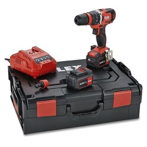 Smūginis suktuvas-gręžtuvas Flex 501484; 10,8 V; 2x2,5 Ah akum.