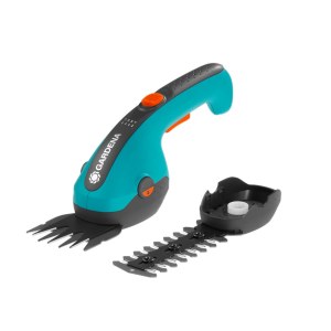 Gyvatvorių ir žolės žirklių rinkinys Gardena ClassicCut Li; 3,6 V; 1x2,5 Ah akumuliatorinės; 8 cm ilgio
