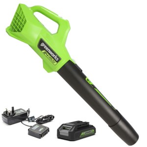 Akumuliatorinis lapų pūstuvas Greenworks G24ABK2; 24 V; 1x2,0 Ah akum.