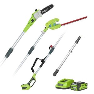 Multifunkcinis įrankis sodui Greenworks G40PSHK2; 40 V; 1x2,0 Ah akum.