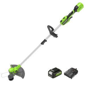 Žoliapjovė - trimeris Greenworks GD24LT33K4; 24 V; 1x4,0 Ah akum.