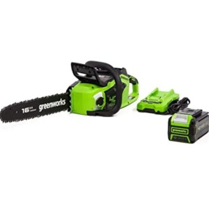 Grandininis pjūklas Greenworks GD24X2CS36K4x; 2x24 V; 2x4,0 Ah; 36 cm juosta