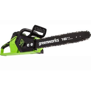 Grandininis pjūklas Greenworks GD40CS18; 40 V; 40 cm juosta (be akumuliatoriaus ir pakrovėjo)