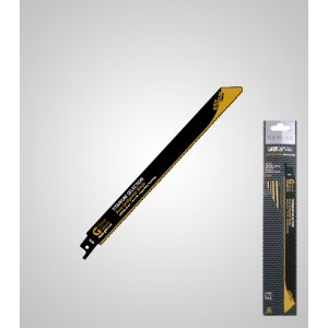 Pjūkleliai tiesiniam pjūklui GSON 6525 Tigerblade TiN Selection; 225x19x1,25 mm; 10/14 TPI; 5 vnt.