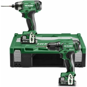 Įrankių rinkinys Hikoki KC12DA (DS12DA + WH12DA); 12 V; 2x2,5 Ah akum.
