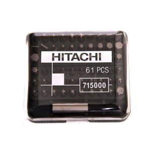 Sukimo antgalių rinkinys Hikoki 715000; 1/4''; 61 vnt.