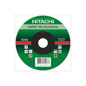 Abrazyvinis pjovimo diskas Hitachi 752542; Ø125x3 mm; 1 vnt.