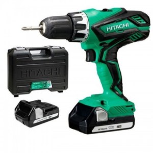 Suktuvas-gręžtuvas Hitachi DS18DJL; 18 V; 2x1,5 Ah akum.