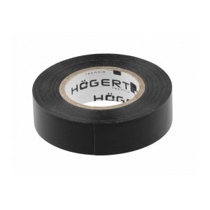 Izoliacinė juosta Hogert HT1P281; 0,13x19 mm; 20 m; juoda