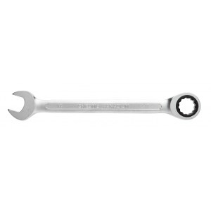 Kombinuotas raktas su terkšle Hogert HT1R012; 12 mm