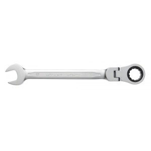 Kombinuotas raktas su terkšle Hogert HT1R058; 18 mm