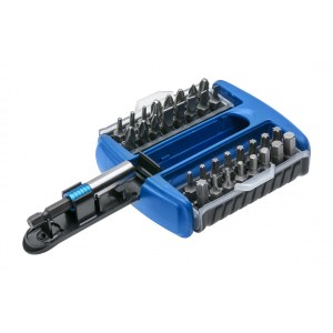 Sukimo antgalių komplektas Hogert HT1S402; 1/4''; 33 vnt.