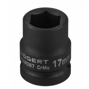 Smūginė sukimo galvutė Hogert HT4R067; 1/2''; 17 mm