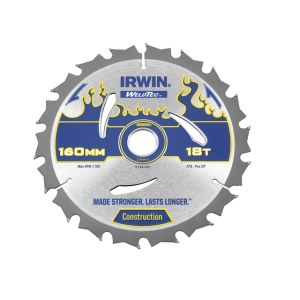 Pjovimo diskas medienai Irwin; 160x2,4x20,0 mm; Z18 