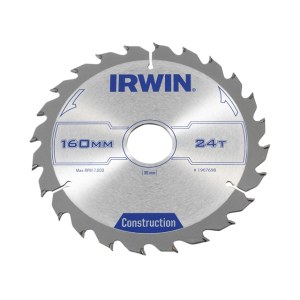 Pjovimo diskas medienai Irwin; 160x2,5x30,0 mm; Z24 