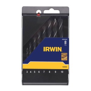 Grąžtų komplektas medienai Irwin IW4046602; 3-10 mm; 8 vnt.