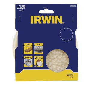 Avies vilnos diskas poliravimui Irwin IW8086202; 125 mm