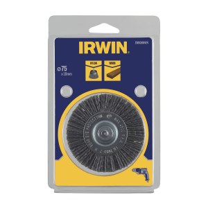 Nailoninis apvalus šepetys Irwin IW8088424; 75x10 mm