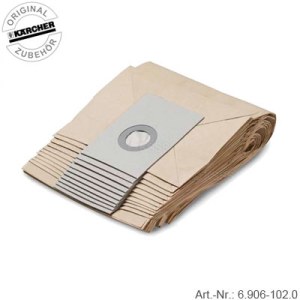 Popieriniai maišeliai dulkių siurbliui Karcher 6.904-133.0