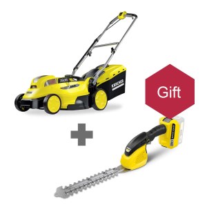 Vejapjovė Karcher LMO 18-36; 18 V; 1x5,0 Ah + Karcher GSH 18-20; 18 V; 20 cm ilgio; akumuliatorinės