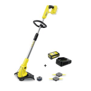 Žoliapjovė - trimeris Karcher LTR 18-30 Battery Limited Edition; 18 V (be akumuliatoriaus ir pakrovėjo) + Karcher Power 18 V; 2,5 Ah + greito krovimo pakrovėjas Power