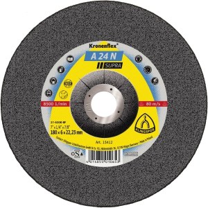 Šlifavimo diskas Klingspor A 24 N Supra; 180x8x22,23 mm; 10 vnt.