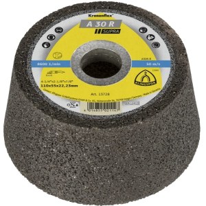 Šlifavimo puodelis Klingspor A 30 R Supra; 110x55x22,23 mm; 6 vnt.