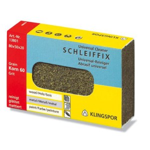 Šlifavimo kempinė Klingspor SFK 655; 80x50x20 mm; G30; 18 vnt.