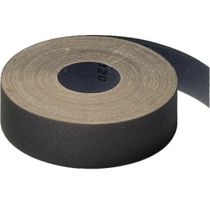 Šlifavimo popieriaus rulonas Klingspor; KL 385 JF; 50x50000 mm; K100; 1 vnt.