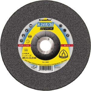 Šlifavimo diskas Klingspor A 24 R/36 Special; 125x6x22,23 mm; 10 vnt.