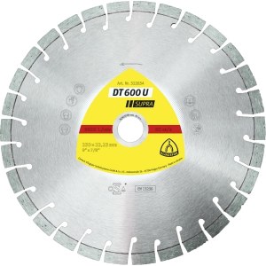 Deimantinis pjovimo diskas Klingspor DT 600 U Supra; 230x2,6x22,23 mm