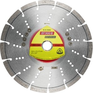 Deimantinis pjovimo diskas Klingspor DT 900 B Special; 350x3x25,4 mm