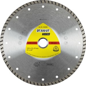 Deimantinis pjovimo diskas šlapiam pjovimui Klingspor DT 300 UT Extra; 115x1,9x22,23 mm