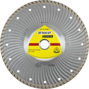 Deimantinis pjovimo diskas šlapiam pjovimui Klingspor DT 900 UT Special; 230x2,5x22,23 mm