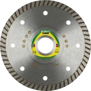 Deimantinis pjovimo diskas šlapiam pjovimui Klingspor DT 900 FT Special; 125x1,4x22,23 mm