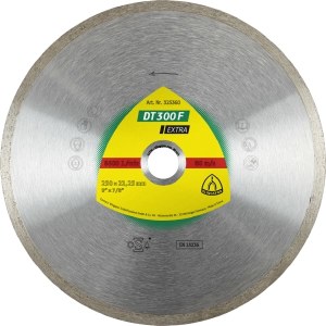 Deimantinis pjovimo diskas šlapiam pjovimui Klingspor DT 300 F Extra; 100x1,6x22,23 mm