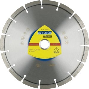 Deimantinis pjovimo diskas Klingspor DT 600 GU Supra; 125x2,4x22,23 mm