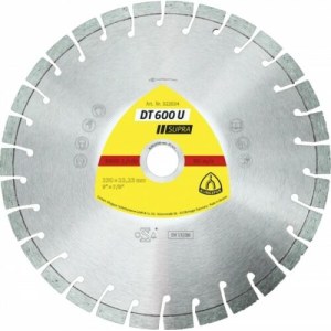 Deimantinis pjovimo diskas Klingspor DT 600 U Supra; 115x22,23 mm