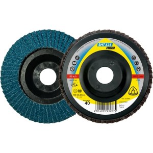 Vėduoklinis šlifavimo diskas Klingspor 351279; 115x22,23 mm; X-LOCK; G80; 10 vnt.