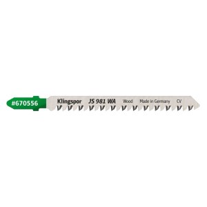 Pjūkleliai siaurapjūkliui Klingspor 670535; 130 mm; 5 vnt.