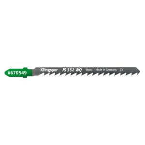 Pjūkleliai siaurapjūkliui Klingspor 670549; 100 mm; 5 vnt.