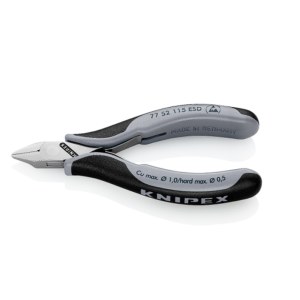 Kirpimo replės Knipex 7752115ESD; 115 mm
