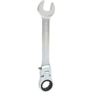 Kombinuotas raktas su terkšle KS Tools Gear+Flex; 17 mm 