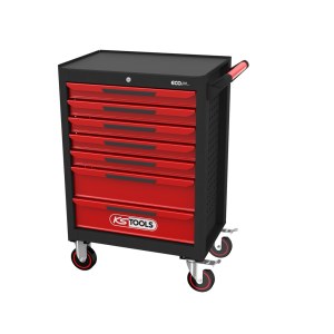 Įrankių vežimėlis su įrankiais KS Tools EcoLine; 215 vnt.