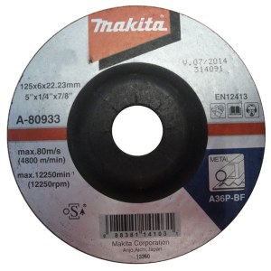 Šlifavimo diskas Makita A36P; 125x6 mm 