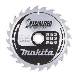 Pjovimo diskas medienai Makita; 165x1,5x20,0 mm; Z24; 20° (naudota)