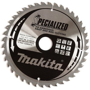 Pjovimo diskas medienai Makita Specialized; 190x2x30 mm; Z40; 23° 